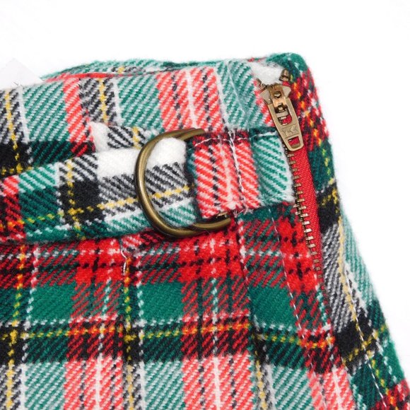 Carter's Girls 3T Red White Green KILT skirt New w Tag - Picture 4 of 5